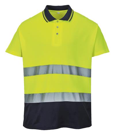 Hi-Vis Two-Tone Cotton Comfort Polo Shirt sizes Up To 55